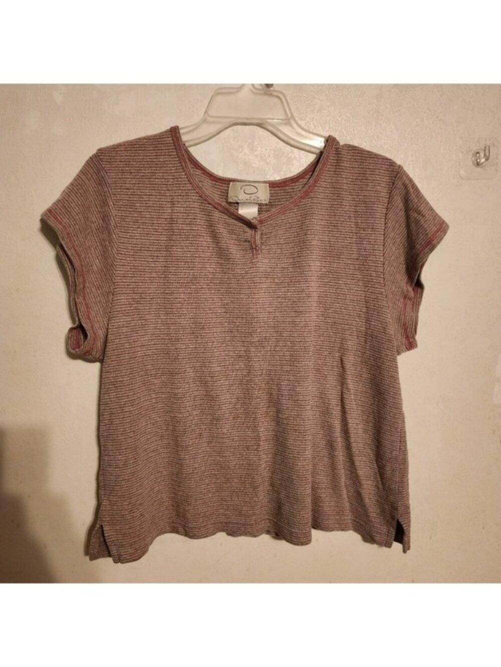 Casual Striped Short-Sleeve Vintage Tee